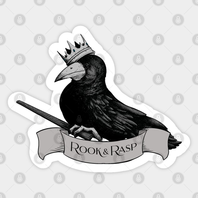 Rook and Rasp Logo Sticker by Rook & Rasp